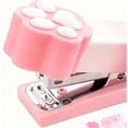thumbnail image 4 of Stapler – Cat Stationery Stitcher Paper Compact Desk Fastener | Kids Student Classroom School Travel 2 To 15 Sheet Binding, 4 of 8
