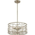 thumbnail image 2 of Quoizel Meadow Lane 3-Light 16" Ceiling Light in Vintage Gold, 2 of 5