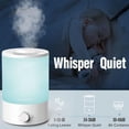 thumbnail image 1 of 3.5L Cool Mist Humidifier – Ultra-Quiet Ultrasonic Vaporizer with Top-Fill De..., 1 of 9