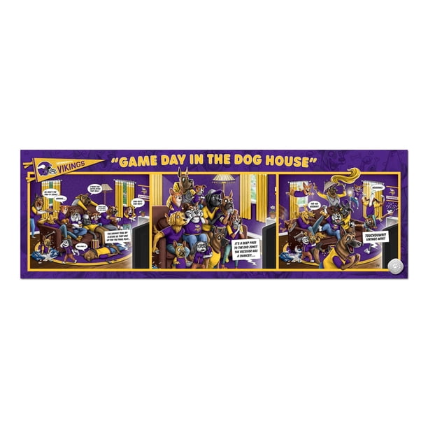 YouTheFan NFL Minnesota Vikings Purebred Fans Gameday in the Dog