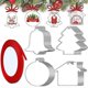 thumbnail image 2 of 10pcs Clear Acrylic Christmas Decoration Tag, 2 of 4