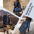 thumbnail image 4 of Bolso de viaje tipo duffel Vrtisa de 110 L expandible a 140 L, plegable, azul marino, 4 of 8