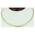 thumbnail image 3 of Real 10k Yellow Gold Hollow Cuban Men and Women Chain/Necklace 4.5 mm, 22", 3 of 4