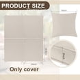 thumbnail image 2 of 8 Pcs Outdoor Daybed Cushion Cover and Pillow Covers Sets Replacement 59 x 24 Inch Rattan Sunbed Cushion for Patio Sun Lounge Chair Loveseat Sofa(Beige), 2 of 6