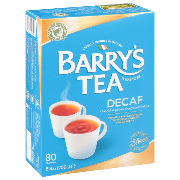 Barry's Tea Bags, Decaffeinated, 80 Count