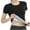 Silver, variant on YUANxueke Women's Sauna Sweat Shirt Weight Loss Shapewear Top Athletic Exercise Short Sleeve Shirt Heat Trapping Sauna Tee
