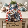 thumbnail image 4 of Dongrere Memorial Day Table Runner 4th of July Table Cover Patriotic Red White Blue Table Decor for Independence Day Party Dining Use, 4 of 8