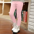 thumbnail image 6 of Zshosam Girls Uniform Pants Girls School Uniform Pants Leggings with Skirts Stretch Warm Jegging Size 7T 8T,(Pink 7-8 Years), 6 of 6