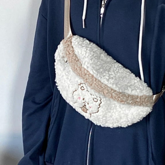 OUNONA Fanny Pouch Fanny Pack Women Plush 1Set Work