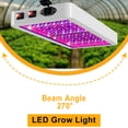 thumbnail image 3 of LED Grow Light Lampes de Culture à Spectre Complet 216 LED Panneau LED Grow Light pour Hydroponie, 3 of 8
