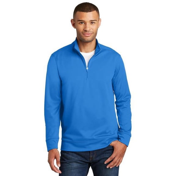 Port 1235053 Performance Fleece 1 by 4-Zip Pullover Sweatshirt, Royal - 4XL