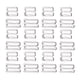 thumbnail image 1 of 40pcs Sujetador Hebilla de ajuste Correa Diapositivas Ropa interior Hebilla Clips de costura Ganchos de cierre para mujeres y niñas (Plata), 1 of 6