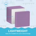 thumbnail image 3 of Soft Foam Play Blocks - 12 Piece Stacking & Climbing Set - Multi-Color - Safe Activity Gym for Early Development - 7.75" Cubes, 3 of 7