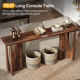 thumbnail image 6 of 70.9'' Narrow Sofa Table Behind The Couch, Farmhouse Extra Long Console Table, 6 of 7