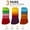 Multi-ColorA-3pairs, variant on 3 Pairs Colorful Five Toe Socks for Men & Women, Low Cut Athletic Socks for Running, Cycling, Sports & Casual Wear Medium