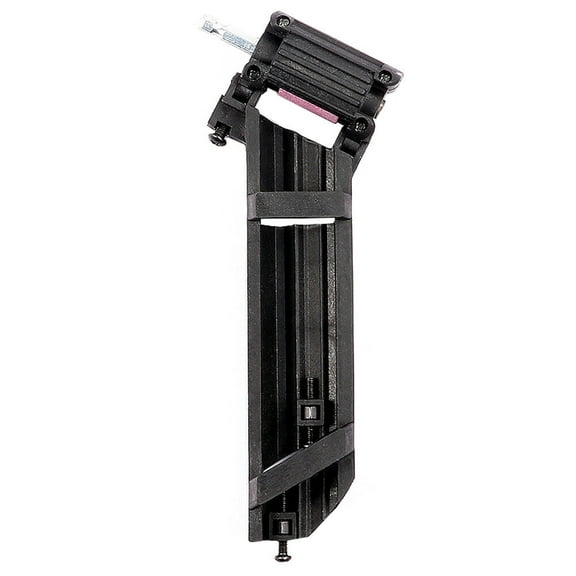 Black Nylon Drill Bit Sharpener with Corundum Wheel for Powerful Grinding and Accurate Angle 1pc