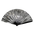 thumbnail image 2 of Boots On The Ground Fan,Fans For Line Dancing,Line Dance Popping Fanlarge Holographic Folding Hand Fan, Clap Fans For Line Dancing,Foldable Craft Holding Laser Colors Hand Fan,For Line Dancing,10 Inch, 2 of 6