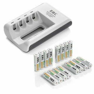  REACELL 16pcs AA Rechargeable Batteries, 2800mAh High Capacity  Rechargeable Battery AA, 1.2V NiMH AA Batteries with Battery Box : Health &  Household