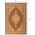 thumbnail image 2 of 2â€™ x 13â€™ Red and Beige Medallion Runner Rug, 2 of 4