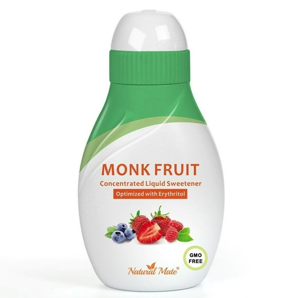 Monk Fruit Concentrated Liquid Sweetener (Optimized with Erythritol) 1.