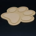thumbnail image 3 of Clever Contraption Paw Print Coaster Set of 2 | Dog and Cat Footprint Drink Mats, 3 of 9