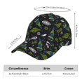 thumbnail image 2 of Pofeuu Space Rockets Print Adult Adjustable Embroidered Graphic Baseball Hat for Men and Women, 2 of 6