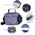 thumbnail image 4 of Cartoon Flowers Insulated Lunch Bag Portable Cooler Bag Mommy Bag Large Capacity 6L, 4 of 9
