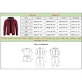 thumbnail image 4 of Gibobby Suéter cárdigan hombre Chaqueta de punto con cremallera completa para hombre, cuello alto, de algodón(Vino,G), 4 of 4