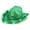 A, variant on Sun Hat Women's Green Wide Brim Light Up Hat with Built-in Glowing Lights Festive LED Headwear for St. Patrick's Day Cowboy Hat