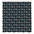 thumbnail image 2 of Ambesonne Space Shower Curtain, Varieties of Space Rockets, 69"Wx84"L, Multicolor, 2 of 4