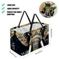 thumbnail image 2 of Elephant Foldable Reusable Large Capacity Oxford Cloth Cube Organizer Shopping Bag Basket Organizer, 2 of 7