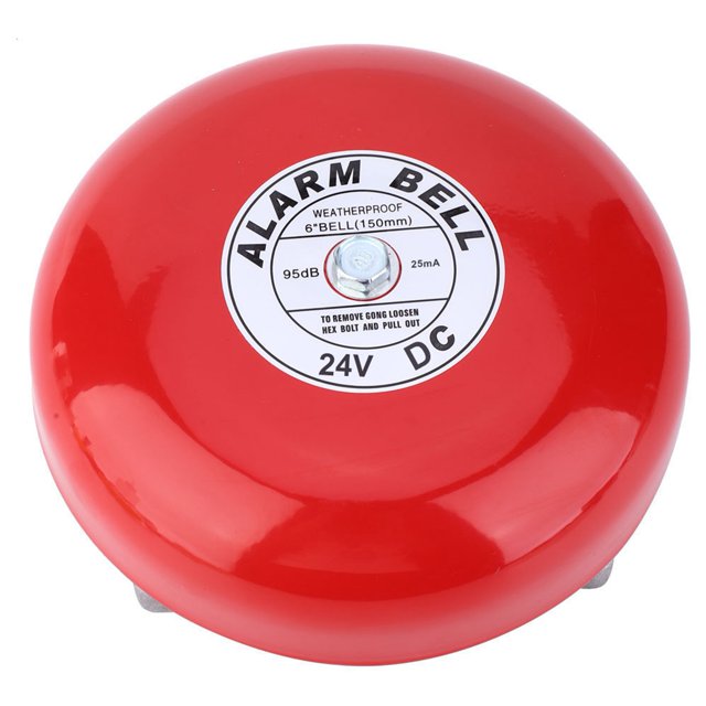 Sonnette d'Alarme, Sonnette d'Alarme Électrique Résistante à l'Usure pour l'École pour Usage Industriel DC12V,DC24V,AC110V
