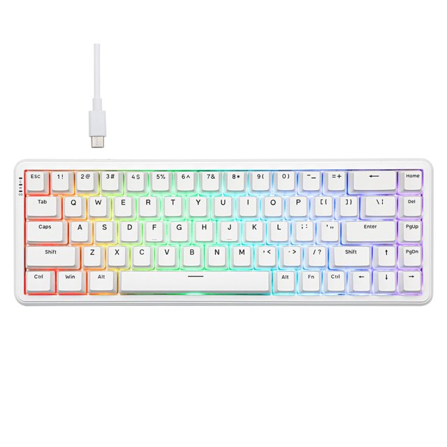 Teclado MechLands AK680 MAX para juegos con cable 68% RGB 8K Polling