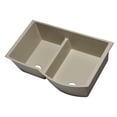 thumbnail image 4 of Alfi Brand AB3320UM-B Biscuit 33 Double Bowl Undermount granite composite Kitchen Sink, 4 of 9