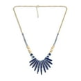 thumbnail image 2 of Bling Jewelry Womens Tribal Spike Gemstone Collar Necklace Irregular Beads Gold, 2 of 4