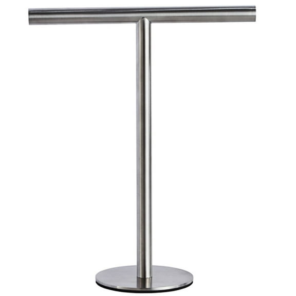 FUEENIRVA Stainless Steel Towel Rack Hand Towel Stand 1Set 11.8X10.6X4.7in Silver