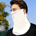 thumbnail image 3 of QSAWXQZ Unisex Sun Protection Face Cover Ear Loop Breathable Lightweight Neck Gaiter Free Size, 3 of 5