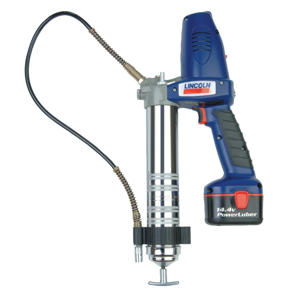 Lincoln 1244 Power Luber 14.4 Volt Battery Operated Grease Gun With 2