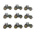 thumbnail image 2 of Trayknick 50Pcs Tractor Wooden Button Sewing Scrapbooking Cards Needlework DIY Craft Decor Amry Green, 2 of 9