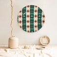 thumbnail image 5 of Honeii Christmas Snowflakes Plaid Print Elegant Bone China Decorative Plate, Porcelain Plate,Art Crafts,Ceramic Ornaments for Home Office Wall Decor-8in, 5 of 6
