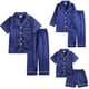 thumbnail image 2 of Kids Tales-ropa de hogar similar a la seda para niños, conjunto de pijamas de seda de hielo para niños y niñas grandes, de verano, 2 of 5