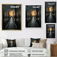 thumbnail image 4 of Designart "Path To Void Landscape II" Bridges Floater Framed Wall Decor, 4 of 5