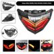 thumbnail image 2 of Luces traseras Led para motocicleta, intermitentes traseros de freno, luz integrada Compatible con Ninja 250 300 Ex300 Z250 20, 2 of 5