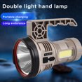 thumbnail image 1 of Meileang Outdoor Flashlight with Detachable Handle High Brightness Side Lamp Waterproof 7 Levels Adjustable Type-C Rechargeable Strong Light Portable Torch Camping Equipment, 1 of 7