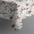 thumbnail image 5 of Multicolor Christmas Gnome Pattern Square Tablecloth,Waterproof Square Table Cover,Wipeable Spillproof Washable Table Cover for Home Kitchen Party Decor 60"x60"(152x152cm), 5 of 6