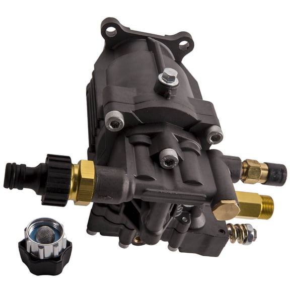 Axial Cold Water Pressure Washer Pump Replacement 3400PSI 2.5GPM for Honda GC160/GC190, Homelite, Horizontal 3/4" Shaft Engine, Home Repair Driveway Deck Patio Fence Cleaning