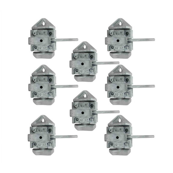 (8 Pack) Sea Rail Shipping Container Manual Twist Lock Twist lock Left-Right Handlocking