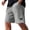 Gray, variant on Yifymode Men Daily Jacquard Texture Shorts Waffle Embroidered Casual Vacation Beach Shorts with Pockets,Dark Gray 3XL