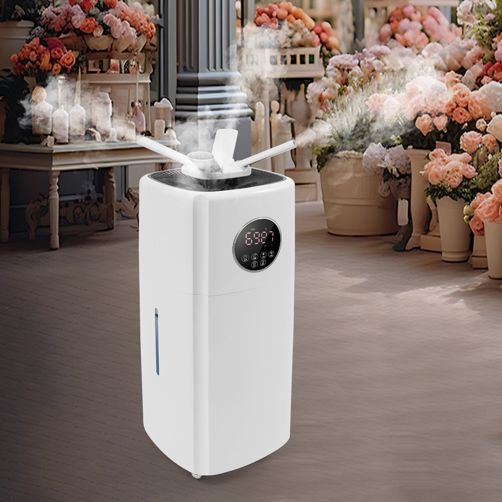 3 Speed Large Room Commercial Humidifier Whole-House Style Humidifier 21L for Supermarkets, Offices