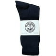 thumbnail image 3 of SOCKS'NBULK Big And Tall Mens Sport Crew Socks Wholesale Bulk (King Size) Socks, by SOCKS'NBULK (12 Pairs Navy, Mens King Size 13-16 (Shoe Size 12-15)), 3 of 5